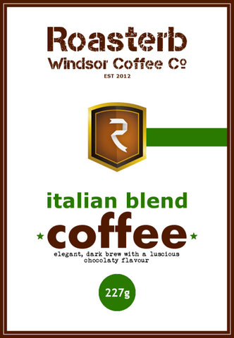 RoasterB Italian Blend Coffee - Premium First Crop 100% Arabica