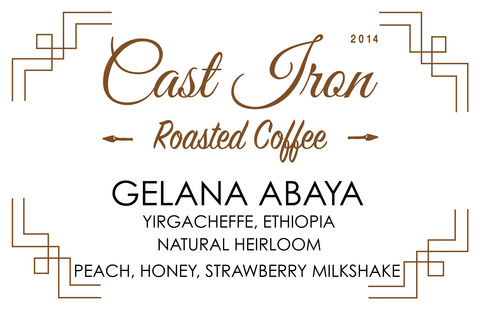 Cast Iron Coffee Roasters: Ethiopia, Gelana Abaya - Natural
