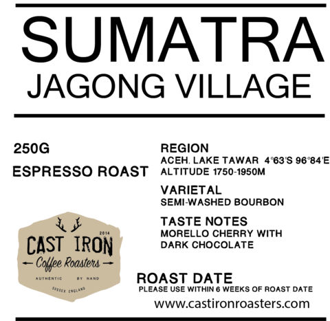 Cast Iron Coffee Roasters - Jagong Village, Sumatra - Espresso