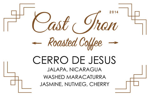 Cast Iron Coffee Roasters: Nicaragua, Cerro De Jesus - Washed