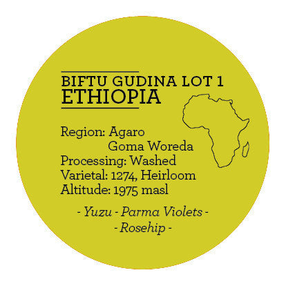 Climpson and Sons - Single Origin: Biftu Gudina Lot 1, Ethiopia