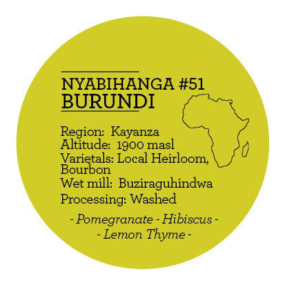 Climpson & Sons - Single Origin: Nyabihanga #57, Burundi