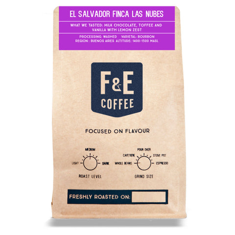 F & E Coffee: El Salvador, Finca Las Nubes, Washed