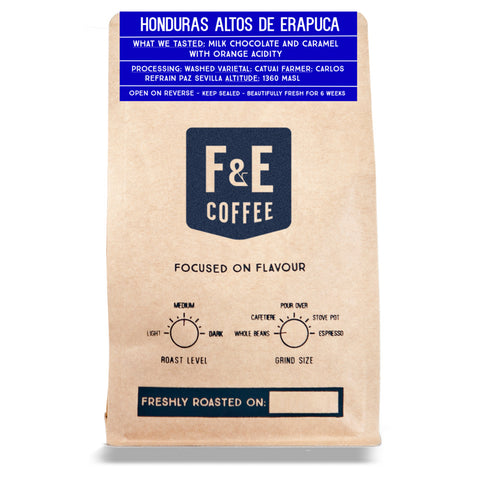 F & E Coffee: Honduras, Finca Altos De Erapuca, Washed