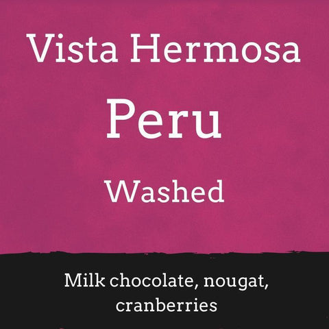 Foundry Coffee Roasters: Peru, Vista Hermosa, Washed, Whole bean