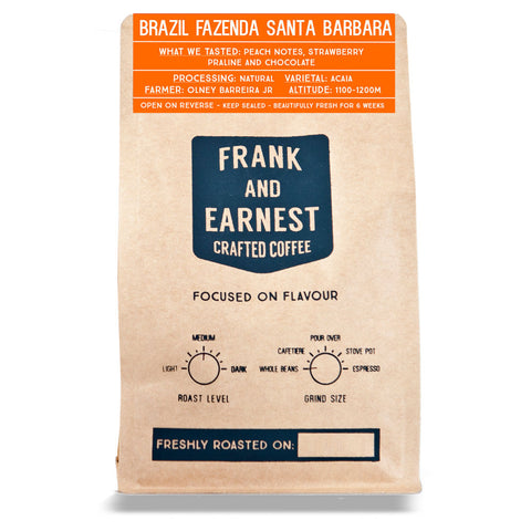 Frank and Earnest Coffee - Brazil - Fazenda Barbara - Natural process