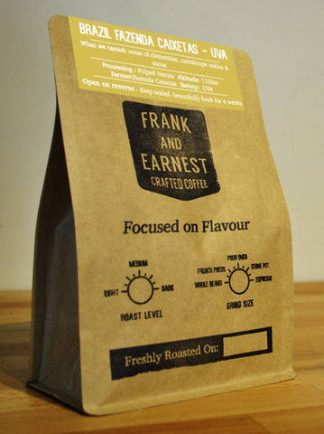 Frank and Earnest Coffee - Brazil Fazenda Caixetas - Uva