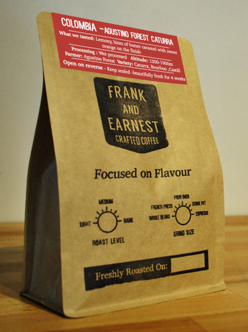 Frank and Earnest Coffee - Colombia - Agustino Forest Caturra