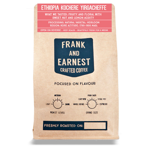 Frank and Earnest Coffee - Ethiopia - Kochere Yirgacheffe - Natural