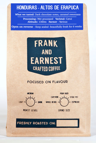 Frank and Earnest Coffee - Honduras - Altos De Erapuca