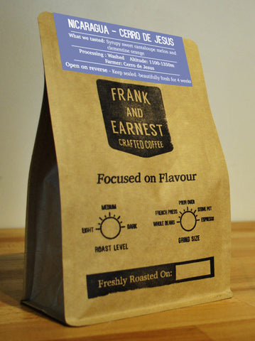 Frank and Earnest Coffee - Nicaragua - Cerro De Jesus