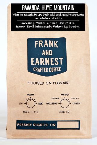 Frank and Earnest Coffee - Rwanda - Huye Mountain