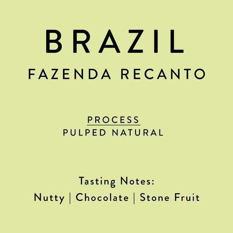Horsham Coffee Roaster: Brazil, Recanto, Pulped Natural
