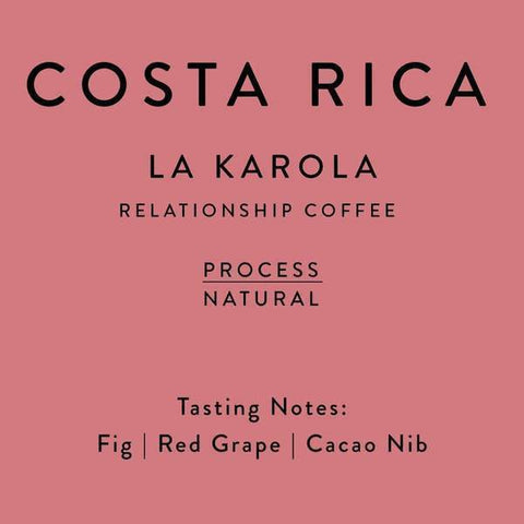 Horsham Coffee Roaster: Costa Rica, La Karola, Natural