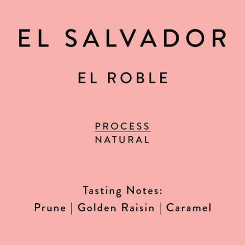Horsham Coffee Roaster: El Salvador, Los Nogales - El Roble, Natural