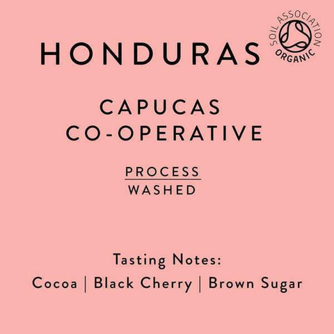 Horsham Coffee Roaster: Honduras, Capucas co-op, Washed