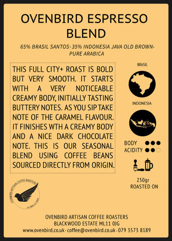 Ovenbird Coffee - Espresso Blend