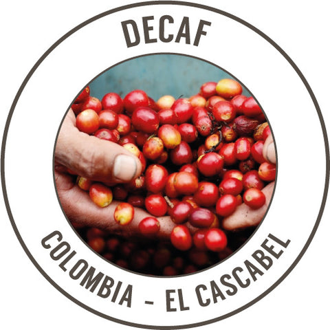 Rinaldo's Coffee: Colombia, El Cascabel - sugar cane process, Decaffeinated