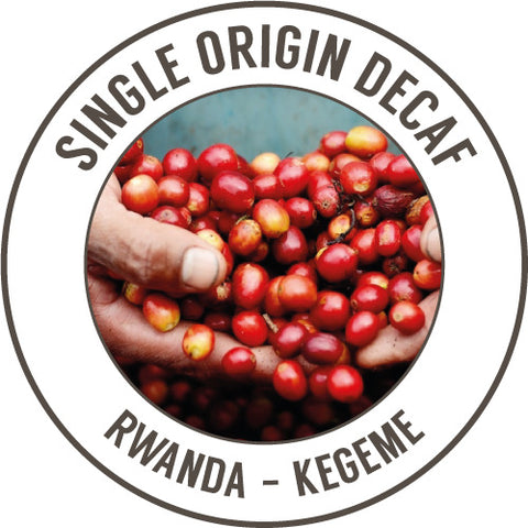 Rinaldo's Coffee: Rwanda, Kigeme Top Lot 100, Decaffeinated