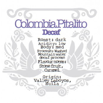 The Crafted Coffee Company - Colombia Pitalito - Decaf